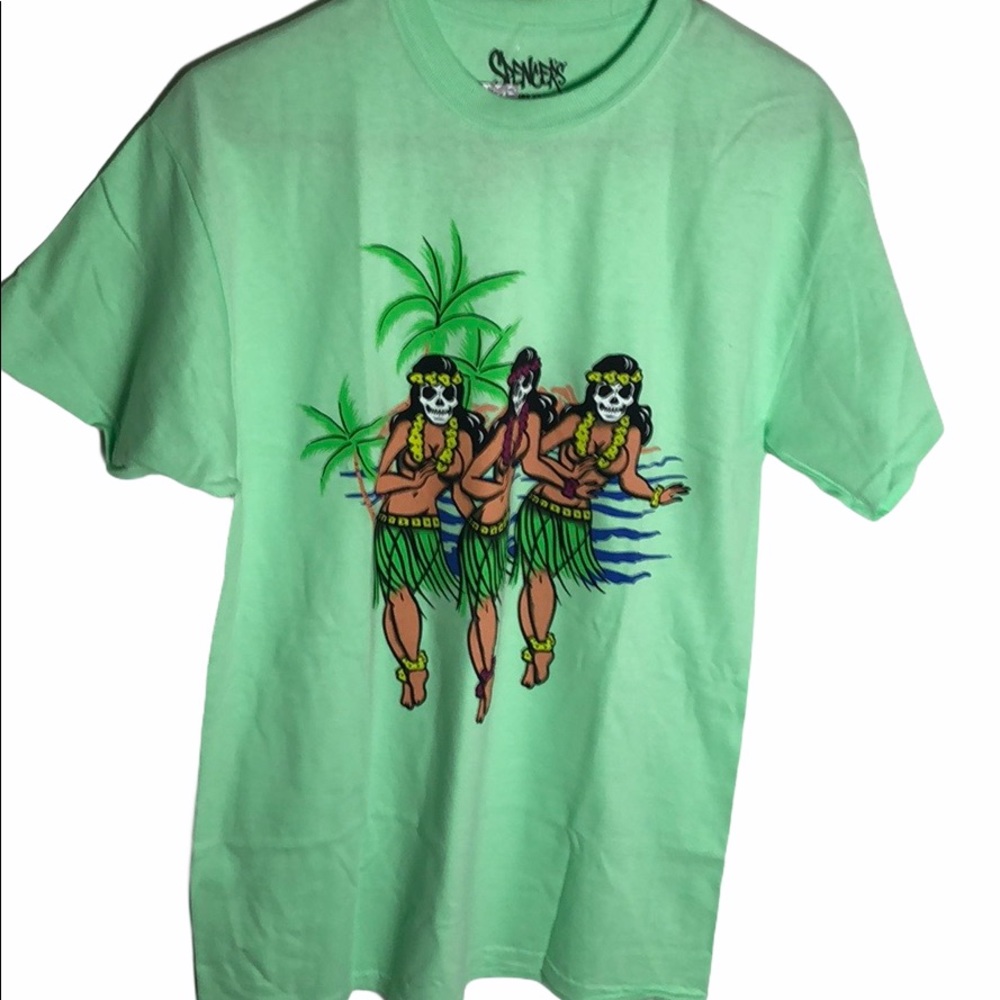Hawaiian Skull Face Tee Size M
